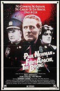 7p283 FORT APACHE THE BRONX 1sh 1981 Paul Newman & Edward Asner as New York City cops!