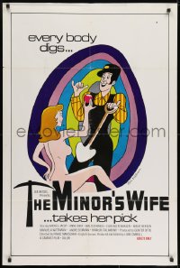 7p517 MINOR'S WIFE 1sh 1972 Franz Marischka's Lab jucken, Kumpel, sexy Dick Beltran art!