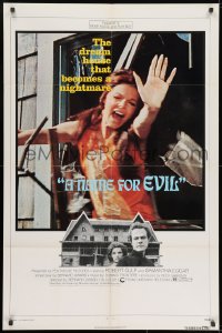 7p546 NAME FOR EVIL 1sh 1973 sexy Samantha Eggar in the dream house that becomes a nightmare!