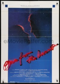 7p594 ONE FROM THE HEART int'l 1sh 1982 blue art style, Francis Ford Coppola, Raul Julia, Kinski!