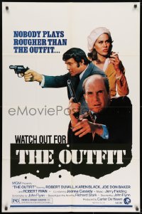 7p602 OUTFIT revised 1sh 1973 nobody plays rougher than Robert Duvall, Joe Don Baker & Karen Black!
