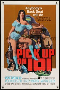 7p620 PICK UP ON 101 1sh 1972 sexy Lesley Ann Warren knows where she wants to go!