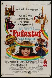 7p651 PUFNSTUF 1sh 1970 Sid & Marty Krofft musical, wacky images of characters!