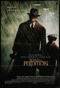 7p698 ROAD TO PERDITION DS 1sh 2002 Mendes directed, Tom Hanks, Paul Newman, Jude Law!