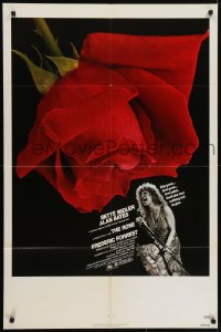 7p718 ROSE 1sh 1979 different portrait of Bette Midler in unofficial Janis Joplin biography!