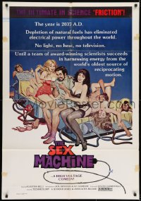 7p765 SEX MACHINE 1sh 1976 scientists harness the world's oldest reciprocating energy source!
