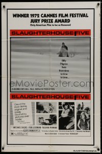 7p792 SLAUGHTERHOUSE FIVE 1sh 1972 Kurt Vonnegut's internationally acclaimed best seller!