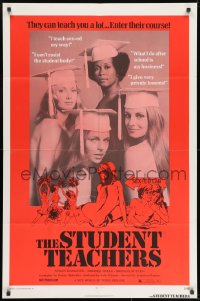 7p845 STUDENT TEACHERS 1sh 1973 high school comedy, Jonathan Kaplan directed!