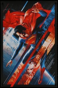 7r040 MAN OF STEEL #5484/5585 24x36 art print 2013 Superman, Cavill in title role by Martin Ansin!