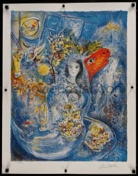 7r041 MARC CHAGALL #51/300 23x29 art print 2000s wonderful colorful artwork by the pioneer of modernism!