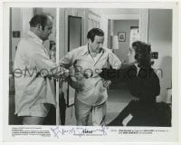 7s350 ANNE BANCROFT signed 8x10 still 1980 with Dom DeLuise & Ron Carey in a scene from Fatso!