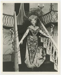 7s862 BETTY GRABLE signed 8x10 REPRO still 1967 when she starred in Hello Dolly on stage!