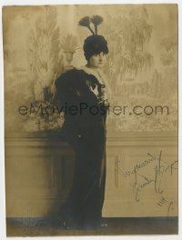 7s371 BEVERLY BAYNE signed deluxe 6.75x9 still 1914 full-length portrait by Matzene of Chicago!