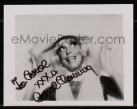 7s140 CAROL CHANNING signed 4x5 REPRO still 1980s includes 1964 Hello Dolly soundtrack album!