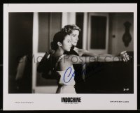 7s196 CATHERINE DENEUVE signed 8x10 still 1992 includes 1966 locandina from A Matter of Resistance!