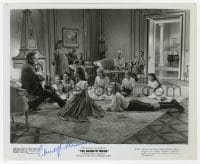 7s389 CHRISTOPHER PLUMMER signed 8.25x10 still 1965 singing Edelweiss to daughter in Sound of Music!