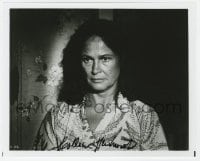 7s876 COLLEEN DEWHURST signed 8x10 REPRO still 1980s close up from When a Stranger Calls!