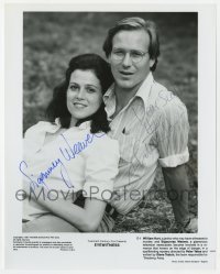 7s421 EYEWITNESS signed 8x10 still 1981 by BOTH William Hurt AND Sigourney Weaver!