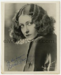 7s454 GLORIA SWANSON signed 8x10 key book still 1920s great close portrait by Irving Chidnoff!