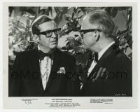 7s462 HARRY MORGAN signed 8x10 still 1971 close up with Joe Flynn in The Barefoot Executive!