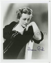 7s916 IRENE RICH signed 8x10 REPRO still 1980s great close portrait of the pretty actress!