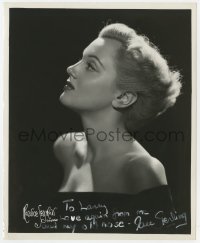7s482 JAN STERLING signed 8.25x10 still 1948 early portrait by Maurice Seymour before her nose job!