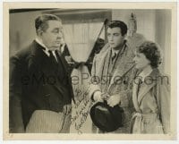 7s487 JANET GAYNOR signed 8x10 still 1936 close up with Robert Taylor in Small Town Girl!