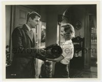 7s496 JOAN BENNETT signed 8x10 still 1936 close up smiling at Joel McCrea in Two in a Crowd!