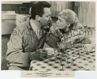 7s500 JOANNE WOODWARD signed 7.5x9.25 still 1957 close up with Cameron Mitchell in No Down Payment!