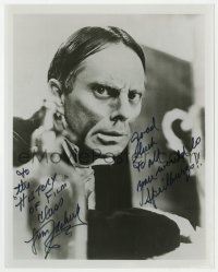 7s935 JOHN ZACHERLE signed 8x10 REPRO still 1990s portrait of the famous host in monster makeup!