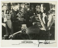 7s514 JOINT signed 8x9.75 still 1983 by BOTH James Woods AND Kay Lenz, Fast-Walking!