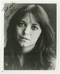 7s942 KAREN ALLEN signed 8x10 publicity still 1980s head & shoulders portrait of the pretty actress!