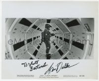 7s521 KEIR DULLEA signed 8.25x10 still 1968 in a futuristic scene from 2001: A Space Odyssey!