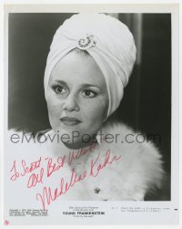 7s537 MADELINE KAHN signed 8x10.25 still 1974 great close up in turban from Young Frankenstein!