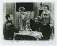 7s963 MURIEL EVANS signed 8x10 REPRO still 1980s with John Wayne in New Frontier!