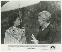 7s567 ORDINARY PEOPLE signed 8x9.75 still 1980 by BOTH Mary Tyler Moore AND Robert Redford!
