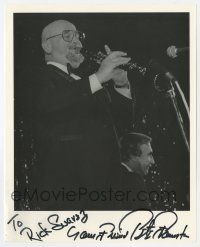 7s969 PETE FOUNTAIN signed 8x10 publicity still 1980s the famous clarinetist performing on stage!