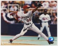 7s842 RAMON ORTIZ signed color 8x10 publicity still 2000s the Anaheim Angels baseball pitcher!