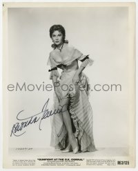 7s584 RHONDA FLEMING signed 8.25x10.25 still R1963 sexy portrait from Gunfight at the O.K. Corral!