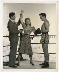 7s591 RINGSIDE MAISIE signed deluxe 8x10 still 1941 by BOTH Ann Sothern AND George Murphy, by Bull!