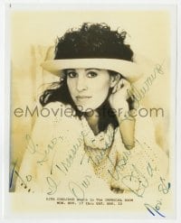 7s975 RITA COOLIDGE signed 8x10 publicity still 1986 starring in The Imperial Room in Canada!