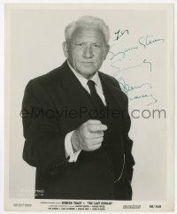 7s620 SPENCER TRACY signed 8.25x10 still 1958 great portrait in suit & tie from The Last Hurrah!