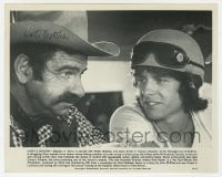 7s643 WALTER MATTHAU signed 8x10 still 1978 close up with Stephan A. Burns in Casey's Shadow!