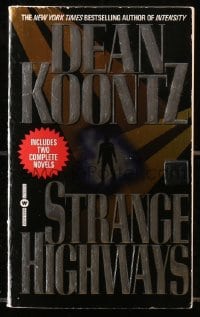 7s096 DEAN KOONTZ signed softcover book 1995 the best-selling author's Strange Highways!
