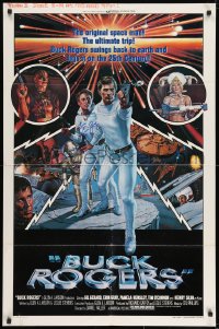 7s275 BUCK ROGERS signed style B 1sh 1979 by Erin Gray, great Victor Gadino art!
