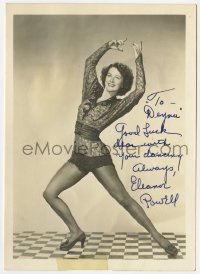 7s763 ELEANOR POWELL signed 5x7 fan photo 1940s full-length portrait of the pretty actress/dancer!