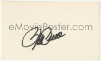 7s822 ROGER PENSKE signed 3x5 index card 1970s it can be framed & displayed with a repro still!