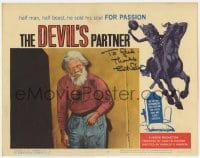 7s290 DEVIL'S PARTNER signed LC #2 1961 by Edwin Nelson, who sold his soul for passion!