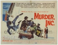 7s286 MURDER INC. signed TC 1960 by Stuart Whitman, here is the all-too-true story!