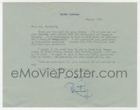 7s692 PETER CUSHING signed letter 1972 to a fan & her daughter on his personal stationery!